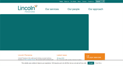Desktop Screenshot of lincolnpensions.com